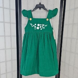 NWT Smockingbird Cotton Corduroy Dress Size 5T
